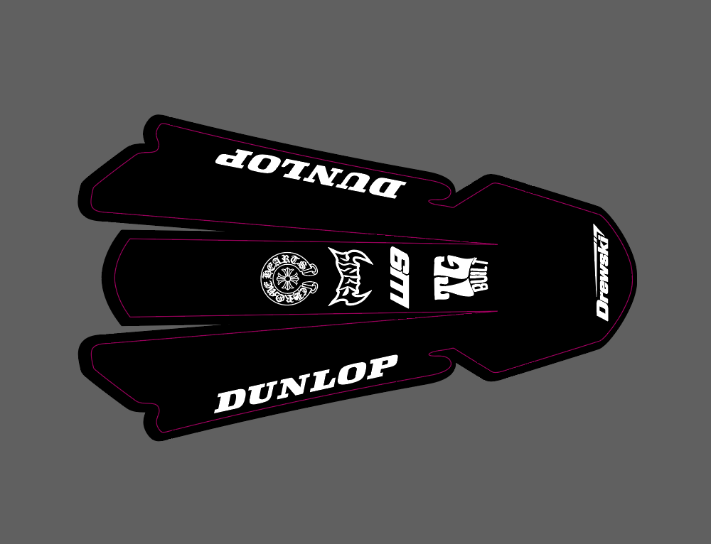 Surron front fender decal